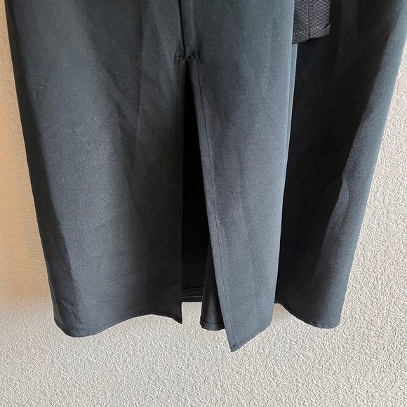 NEW Go By Go Silk Midi Dress Black - Picture 6 of 10